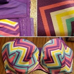 Cacique Lane Bryant 44F purple bra
